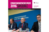 Titelbild dbb spezial "Einkommensrunde 2016 - Das Magazin zur Einkommensrunde mit Bund und Kommunen" (© dbb)