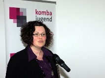 die bisherige komba Bundesjugendleiterin Sandra van Heemskerk
